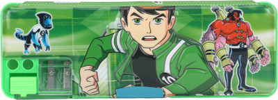 

Asera Ben 10 Cartoon Art Plastic Pencil Box(Set of 1, Multicolor)