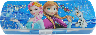 

Saamarth Impex Disney Frozen Art Plastic Pencil Box(Set of 1, Blue)