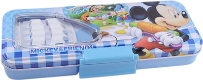 

Saamarth Impex Disney Cartoon Art Plastic Pencil Box(Set of 1, Blue)