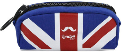 

Stuff Jam Country Flag Art Cloth Pencil Box(Set of 1, Blue)