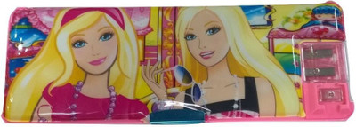 

Cute Baby Princess Multi Art Plastic Pencil Box(Set of 1, Multicolor)