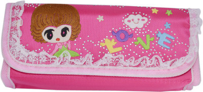 

Saamarth Impex Animation Cartoon Character Art Fabric Pencil Box(Set of 1, Pink)