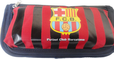 

Dream Bag FCB Football Sport Art cotton Pencil Box(Set of 1, Red)