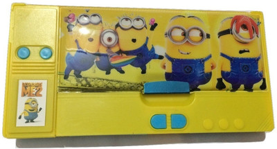 

Cloud9JP Minnion minnions Art plastic Pencil Box(Set of 1, Yellow)