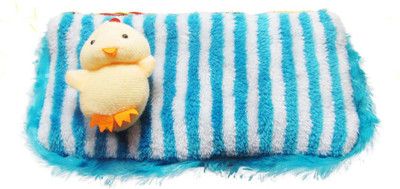 

Tickles Pencil Pouch Multipurpose Bag Art Pile Cloth Pencil Box(Set of 1, Multicolor)
