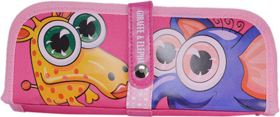 

Saamarth Impex Cartoon Animation Animal Art Fabric Pencil Box(Set of 1, Pink)