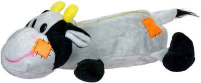 

Neo Gold Leaf Animal School Art Cloth Pencil Box(Set of 1, Grey, Black)