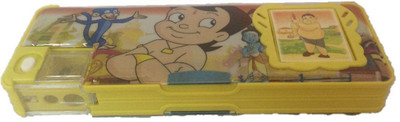 

Hyde & Seek Chhota Bheem colourful Art plastic Pencil Box(Set of 1, Yellow)