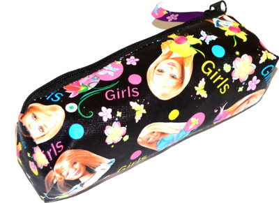 

Pin to Pen Girl Girl Art Rexine Pencil Box(Set of 1, Multicolour)