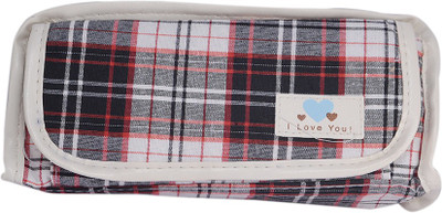 

Saamarth Impex Printing Checks Art Fabric Pencil Box(Set of 1, Multicolor)