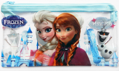 

Disney Frozen Disney Characters Art PVC Pencil Boxes(Set of 12, Transparent)