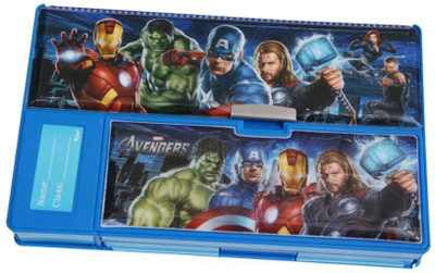 

PTCMart Avengers Flowers Art Plastic Pencil Box(Set of 1, Multicolor)