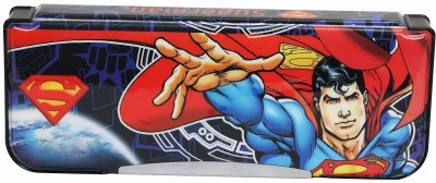 

Warner Bros. Superman Plastic Pencil Box(Set of 1, Blue, Red)