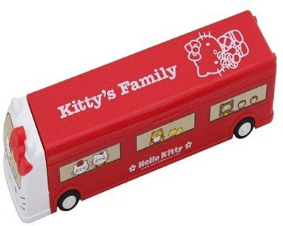 

Shopat7 Hello Kitty Cartoon Art Plastic Pencil Box(Set of 1, Red)