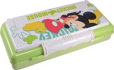 

Saamarth Impex Student Supplies Cartoon Print Art Plastic Pencil Box(Set of 1, Green)