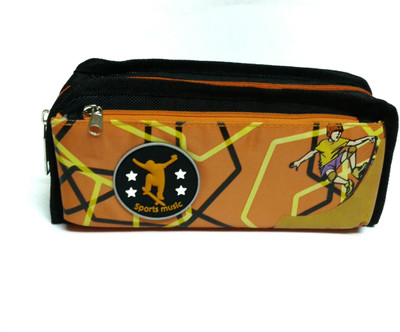 

RBD Stylish Orange Art Plastic Pencil Box(Set of 1, Orange)