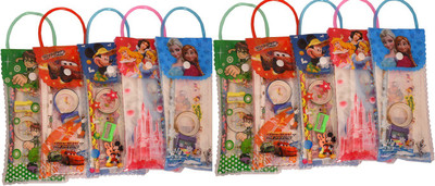 

SR Gifts Cartoon character Cartoon Printed Art Plastic Pencil Boxes(Set of 10, Multicolor)