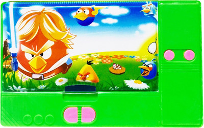 

Priyankish Smart Kidz Angry Birds Art Plastic Pencil Box(Set of 1, Green)