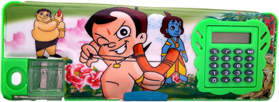 

Karta Bheem Printed Art Plastic Pencil Box(Set of 1, Green)