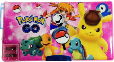 

Funcart Pokemon Printed pattern Art Plastic Pencil Box(Set of 1, Multicolor)