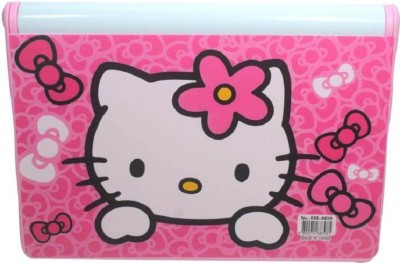 Pranshi Hello Kitty Themed cartoon character Art Plastic Pencil Box(Set of 1, Pink)