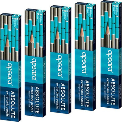 

Apsara PA400 Pencil(Set of 5, Black)
