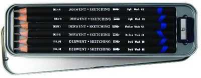 

ACCO Brands Derwent Watersoluble Sketching Pencils Pencil(Set of 6, Multi Colour)
