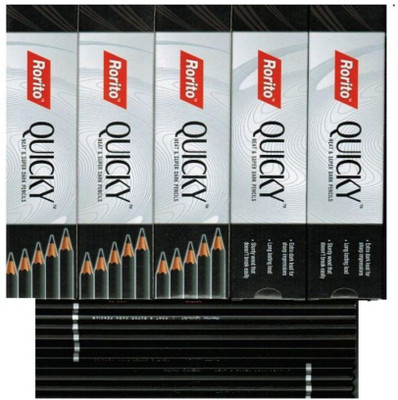 

Rorito Quicky Round Shaped Pencil(Black)
