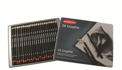 

ACCO Brands Derwent Graphic Pencils Pencil(Set of 24, Black)