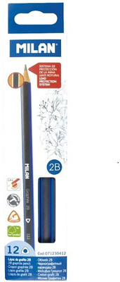 

Milan 071230412 Pencil(Set of 1, Blue, Black)