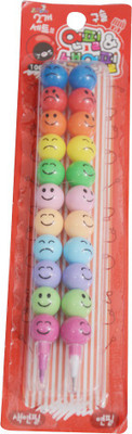 Priyankish Smart Kidz Hexagonal Shaped Pencils(Set of 2, Multicolor)