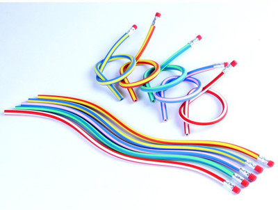 

COI FLEXIBLE EASY BEND PENCILS WITH ERASERS Pencil(Set of 1, Multicolor)