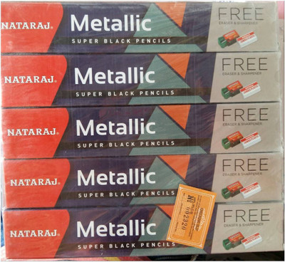 

NATARAJ NATARAJ METALLIC PENCIL Hexagonal Shaped Pencil(MULTICOLOURED)