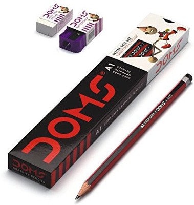 

DOMS A1-1 Pencil(Black & Red)