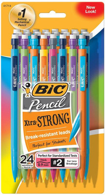 

BIC MPLWP241 Pencil(5 Blue, 5 Green, 5 Red, 4 Orange, 5 Purple)