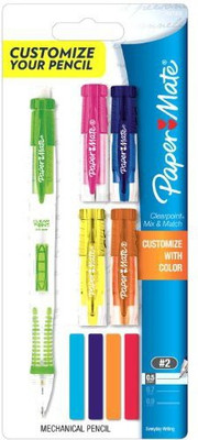 

Paper Mate Clearpoint Mix And Match 0.5Mm Mechanical Pencil Pencil(Set of 3, Multicolor)