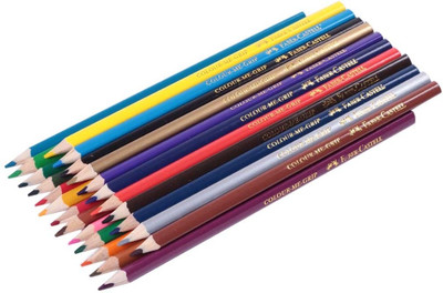 

Faber-Castell Colour Me Grip Colour Pencils Pencil(Set of 24, Multicolor)