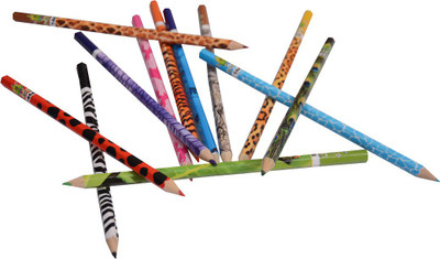 

Priyankish Zebra,Bug & Peacock Feather Pencils Pencil(Set of 12, Multicolor)