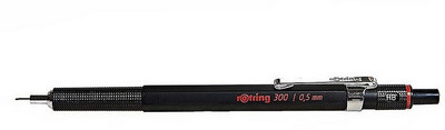 rotring Mechanical Pencil 300 0.5 mm Pencil(Set of 1, Black)