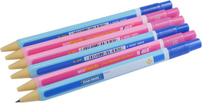 

Saamarth Impex NA Round Shaped Pencil(Pink, Blue)