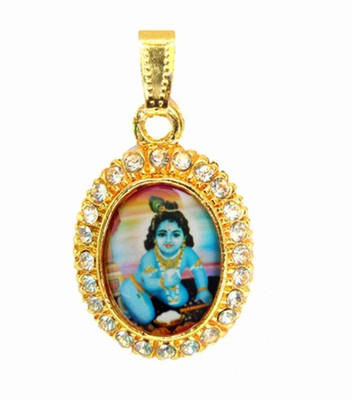 

Rich & Famous Elegant Gold Bal Gopal Cubic Zirconia Alloy Pendant