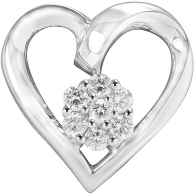 

Diamonds International Diamond Sterling Silver Pendant