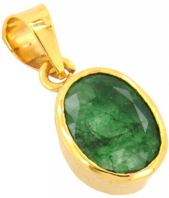 SMS Retail 7.25 Ratii Copper Emerald Stone Pendant at flipkart