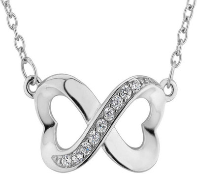 

Kiara Jewellery Radha Swarovski Crystal Sterling Silver Pendant