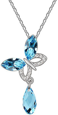 

Silver Shoppee Stunning Butterfly Rhodium Alloy Pendant