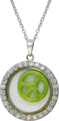 

LeCalla Silver, Enamel Cubic Zirconia Sterling Silver