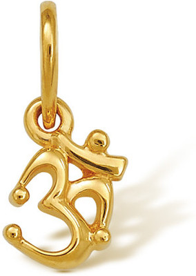 Nishtaa 22K BIS Hallmarked Cubic Zirconia Yellow Gold Pendant