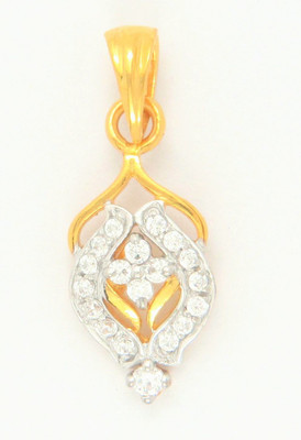 

Bhurmal Aidanmal Jewellers Love Forever 18kt Cubic Zirconia Yellow Gold Pendant
