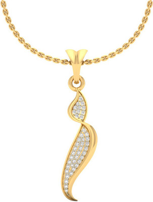 

Jewels5 Forsythia 14kt Diamond Yellow Gold Pendant