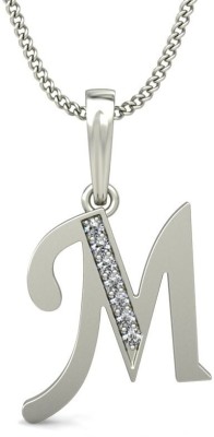 Chandrika Pearls M Alphabet Gold-plated Copper Pendant